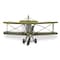 Homeroots 6" Yellow and Green Metal Hand Painted Model Airplane Tabletop Sculpture 489430 - alternate 7