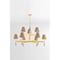 Hudson Valley Lighting Lindenwood 47.5 in. Chandelier Aged Brass 3448-AGB - alternate 7