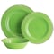 Gibson Mauna 12 Piece Melamine Dinnerware Set in Crackle Green 134304.12R - alternate 7