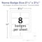 Avery Flexible Name Tag Stickers, White, PK160 8395 - alternate 7