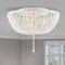 Jonathan Y Allison 15" 3-Light Shabby Chic Farmhouse Wood Beaded/Metal LED Flush Mount, White JYL9019D - alternate 12