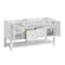 James Martin Vanities Breckenridge 60" Double Vanity, Bright White, w/ 3 CM Siberian Silestone Top 330-V60D-BW-3SFR - alternate 7