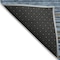 Homeroots 9' X 12' Navy Blue Sky Blue And Taupe Striped Washable Indoor Outdoor Area Rug 614819 - alternate 8