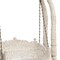Homeroots 89in White Floral Solid Wood Distressed Solid Wood Bench 635824 - alternate 8