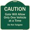 Signmission Green, 18 Inch x 18 Inch, Heavy Gauge Aluminum A-DES-G-1818-9861 - alternate 1