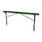 Leisure Craft Bench w/o Back, Ingroud Mount, 8ft, Blk/Grn B8XPIG-BLACK GREEN - alternate 1