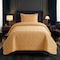 Lavish Home 2-Piece Twin Quilt Set Twin Bedspread and Pillow Sham with Embossed Diamond Pattern, Yellow 66-001-TY - alternate 1
