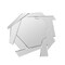 Homeroots 37" Silver Abstract Frameless Accent Mirror 635500 - alternate 1