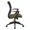 Office Star Products EM Series Screen Back Task Chair with "T" Arms, Fine Tune Herb EM51022N-K103 - alternate 2