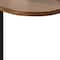 Homeroots Set of Two Brown and Black Wood and Metal Oval End Tables, 2PK 635695 - alternate 6