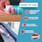 Krakenbond Kraken Bond Hyper Kitchen & Bath Neutral Cure Silicone Sealant, Waterproof, Clear, 10.1 oz, 12 Pack KR918NSCLRNSS-12 - alternate 5