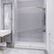 Anzzi Madam Series 60'' by 76'' Frameless Sliding Shower Door in Brushed Gold W/Clear Glass SD-AZ13-02BG - alternate 1