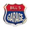 Signmission Bill's Garage, 4 inch X 4 inch, Vinyl Decal, 2PK SHI-D-2PACK-4-383-BILL - alternate 1
