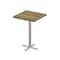 Correll Square Cafe Table, 36 in W, 36 in L, 42 in H, Particleboard Top, Colonial Hickory SXB36S-53-98-53 - alternate 1
