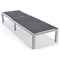 Leisuremod Marlin Patio Chaise Lounge Chair with White Aluminum Frame, Black, 2PK MLW-77BL2 - alternate 7