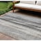Homeroots 10' X 14' Khaki Ivory And Gray Botanical Leaves Washable Indoor Outdoor Area Rug 581947 - alternate 1
