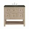 James Martin Vanities Breckenridge 36" Single Vanity, Whitewashed Oak, w/ 3 CM Phantome Eclos Top 330-V36-WWO-3PHT - alternate 1