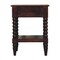 Homeroots 24" Brown Solid Wood Two Drawer Nightstand 701740 - alternate 9