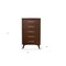 Homeroots 28" Walnut Solid Wood Five Drawer Chest 524124 - alternate 4