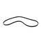 Motorcraft Serpentine Belt,  JK4556 - alternate 3