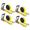 Mytee Products 4PK 2inx30ft Ratchet Straps w/Delta Ring 3333 lbs WLL Car Tie Down Strap for Truck, 4PK RS230Dx4 - alternate 7