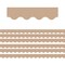 Teacher Created Resources Light Brown Scalloped Border Trim, 35 Feet Per Pack, 6PK TCR7129 - alternate 1