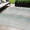 Homeroots 5' X 8' Linen Striped Washable Indoor Outdoor Area Rug 608480 - alternate 1