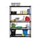 Iron Horse 2300 Riveted Steel Wire Deck Shelving 5-Shelf Unit, 18" D x 48" W x 72" H, Black 22131 - alternate 5