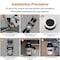 Tecasa 1 HP Garbage Disposals, 2800 RPM, 37 oz Grinding Capacity, With Power Cord TGES1XA - alternate 7