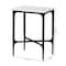 Baxton Studio Akanji Marble End Table, Rectangle 270-14708-ZORO - alternate 6