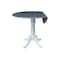 Whitewood Industries Extension Dining Tables, 45 in L, 38 in H, Parawood K05-42DPT-6B - alternate 8