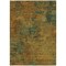 Homeroots 8' X 10' Copper And Green Abstract Washable Indoor Outdoor Area Rug 603584 - alternate 8