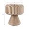 Jonathan Y Zelda 12.8" Modern Art Deco Paper Pleated Shade Accent LED Table Lamp, Natural JYL9107B - alternate 7