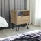 Homeroots 22" Beige Wood Nightstand 543641 - alternate 10