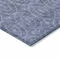 Homeroots 5' X 8' Denim Blue Geometric Washable Indoor Outdoor Area Rug 607477 - alternate 7
