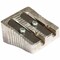 Baumgartens Pencil Sharpener Dual Hole SILVER (MR-2110) - Handheld - 2 Hole(s) - 0.6in Height x 0.9in Width - MR2110 - alternate 1