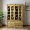 Homeroots 66in Natural Solid Wood Frame China Cabinet With Four Drawers 488871 - alternate 5