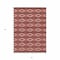 Homeroots 3' X 5' Red Ivory And Gray Geometric Washable Indoor Outdoor Area Rug 599664 - alternate 6