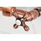 Kingston Brass Two-Handle Wall Mount Bridge Kitchen Faucet, Antique Copper KS126AXAC - alternate 4