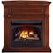 Procom Heating Dual Fuel Ventless Gas Fireplace System, 26,000 BTU, T-Stat Control, Chestnut Oak Finish PFS-28T-1CO - alternate 1