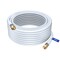 Maximm RG6 Coaxial Cable, White, 100 Foot) Coax -100FT - 1PK - white - alternate 1