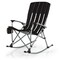 Picnic Time Family Of Brands Outdoor Rocking Camp Chair, Black 805-01-175-000-0 - alternate 1