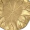 Homeroots 6in Gold Cast Iron Handmade Leaf Trinket Tray 713017 - alternate 8