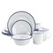 Martha Stewart Fine Ceramic 16 piece Dinnerware Set in White 127298.16 - alternate 1