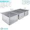 Amgood 16 in. x 20 in. x 12 in. Stainless Steel 3 Compartment Drop-In Sink. NSF AMG SINK DIS S3C-162010-NF-Z - alternate 5