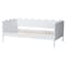 Baxton Studio Malaya Modern White Wood Full Daybed with Scalloped Edges 256-14022-ZORO - alternate 5