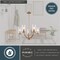 Vaxcel Elmwood Park 5-Light Chandelier, Matte Black, Clear Glass, 22.75-In. Wide H0334 - alternate 8