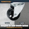 Powertec 3in Cast Iron Swivel Caster Wheels Set, 992 lbs Loads, Plate Casters - 2 with Brake 17225 - alternate 5