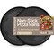 Bakkenmaster Bakken 16-Inch Nonstick Pizza Pan 2-Pack, Carbon Steel Tray with Holes, Dishwasher & Oven Safe BKPIZAWV22BL - alternate 1