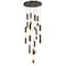 Euf Ronda, Chandelier , 11-Light, 20", Harlow Bronze, Alabaster 50119-028 - alternate 1